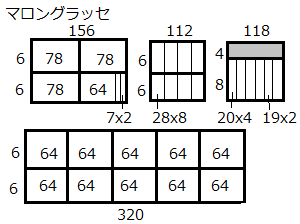 テープカットの方法の図示